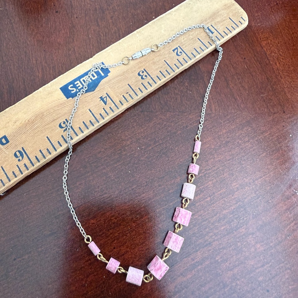 Vintage Silver Tone chain Necklace